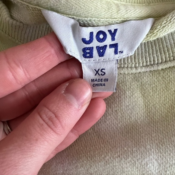 JOY Lab Women’s Light Green Cropped Sweater Size XS - Picture 4 of 4